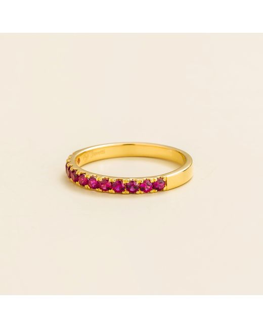 Juvetti Multicolor Salto Ring Set With Ruby