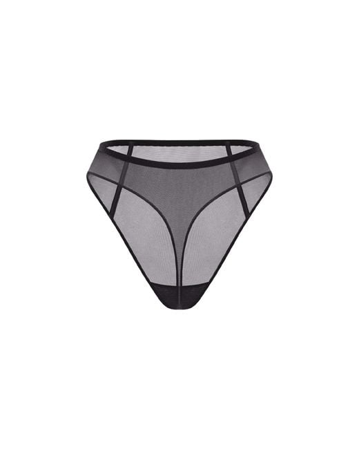 Zhilyova Gray Unnamed High-Waisted Thong