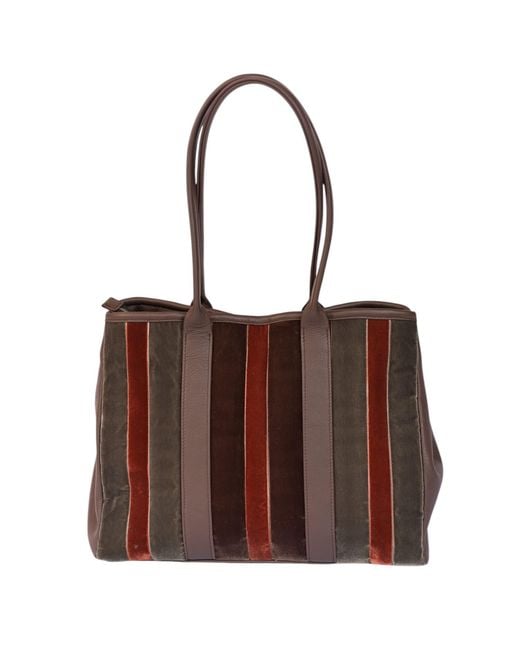 Velvet Atelier Brown Betina Tote Bag