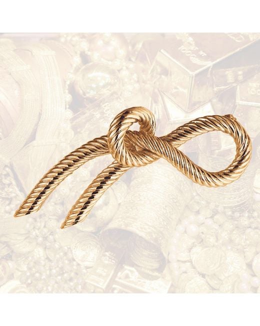 Grosse Metallic Loop Brooch, Series Trésor