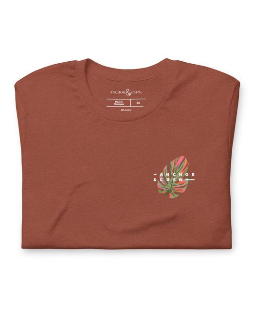 Anchor and Crew Brown Clay Organic By Design Passenger Organic Cotton T-Shirt for men