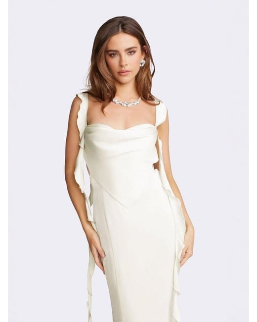 Nana Jacqueline White Caroline Dress