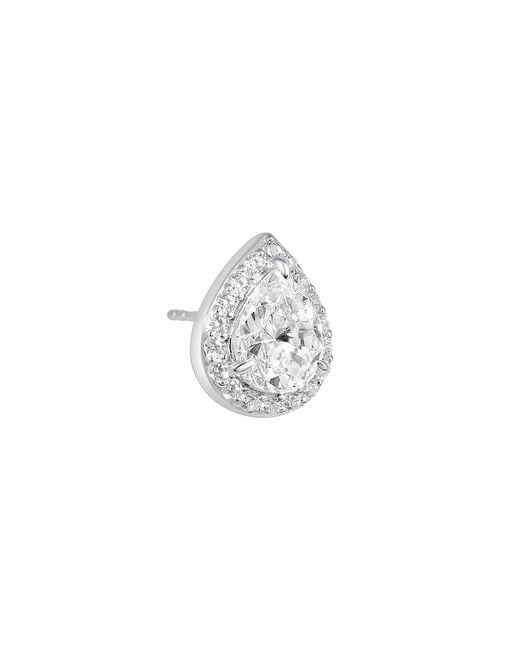 Arte Madrid Metallic Gemma Pear-Shaped Earrings