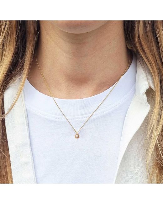 Lee Renee Metallic Dahlia Bud Freshwater Pearl Necklace –