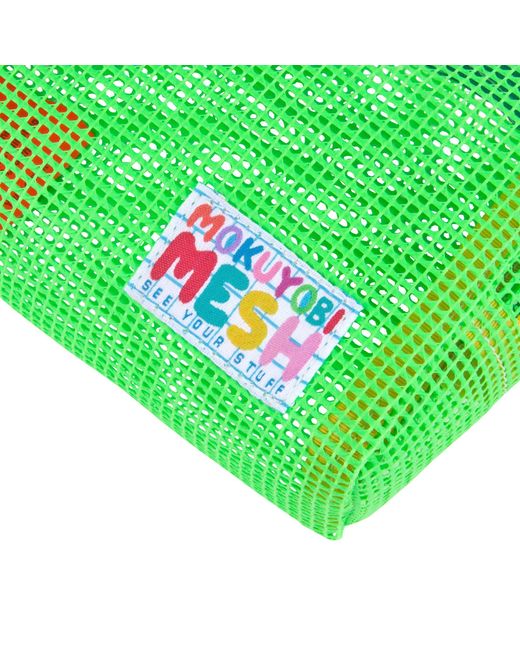 Mokuyobi Green Slime Mesh Chubby Zip Pouch