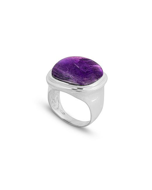 Ware Collective Purple Amethyst Statement Ring