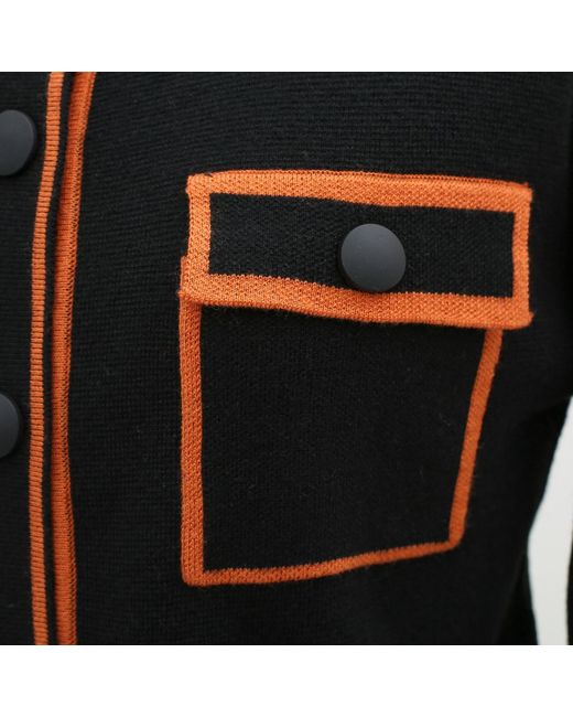 Smart and Joy Black Short Jacket With Contrasting Braids