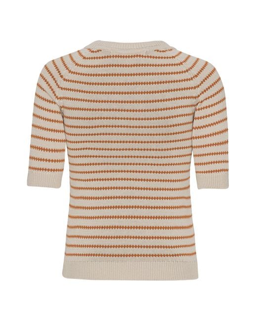 GROBUND White Ida Knit Tee