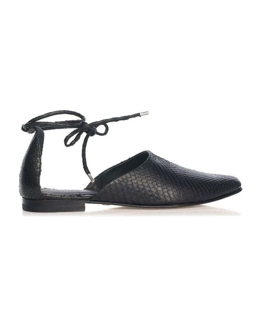 Mariano Shoes Black Galápos Sandals