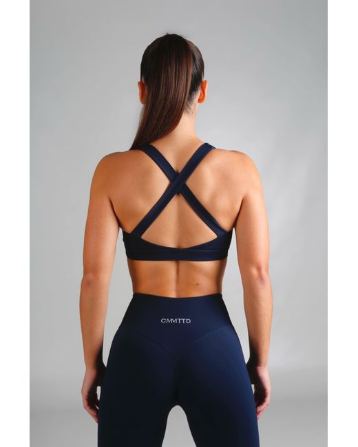 Cmmttd Blue Core Contour Bra