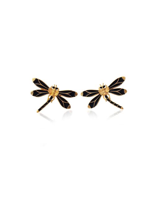 Milou Jewelry Metallic Dragonfly Earrings