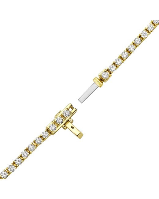 Artisan Metallic Classic Diamond Tennis Bracelet