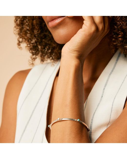Charlotte's Web Jewellery Metallic Rajput Serenity Stacking Bangle
