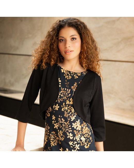 Alie Street London Blue Freya Bolero Jacket