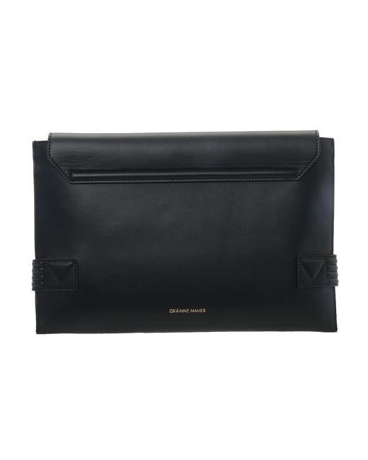 Gráinne Maher Black Anu Convertible Clutch