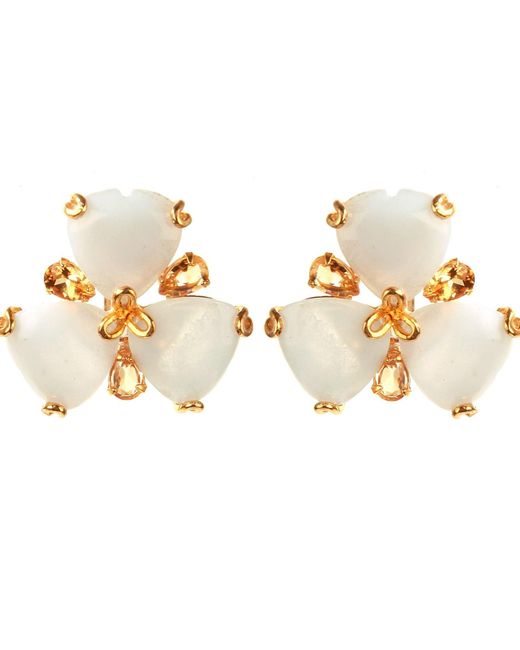 Bounkit Metallic Lauren Studs