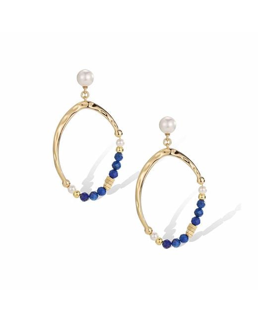 Retro Chic Metallic Poseidon Earrings