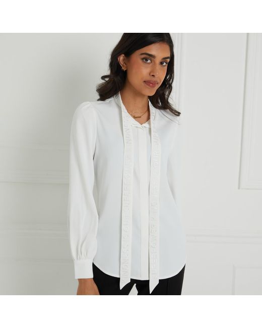 House of Kind White The Goddess Blouse