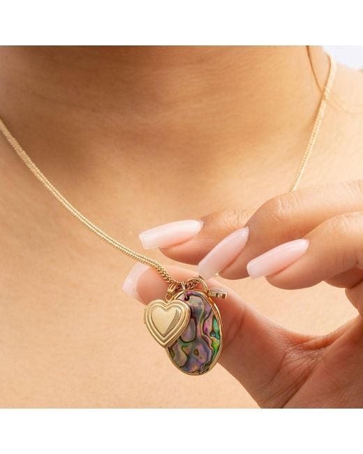 Maya Brenner Metallic Large Abalone Cabochon Charm