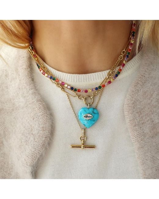 Hye Jane Jewelry Metallic Parker Tennis Necklace