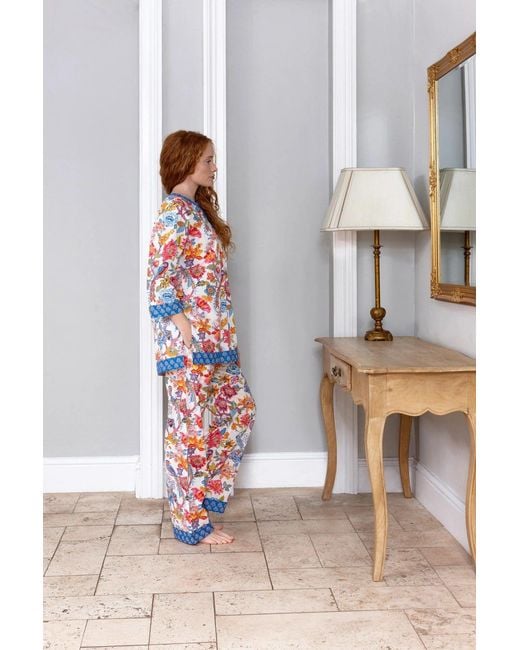 Inara White Goa Carnival Cotton Pyjamas
