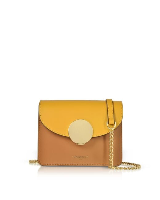 Le Parmentier Metallic New Ondina Mini Color Block Shoulder Bag