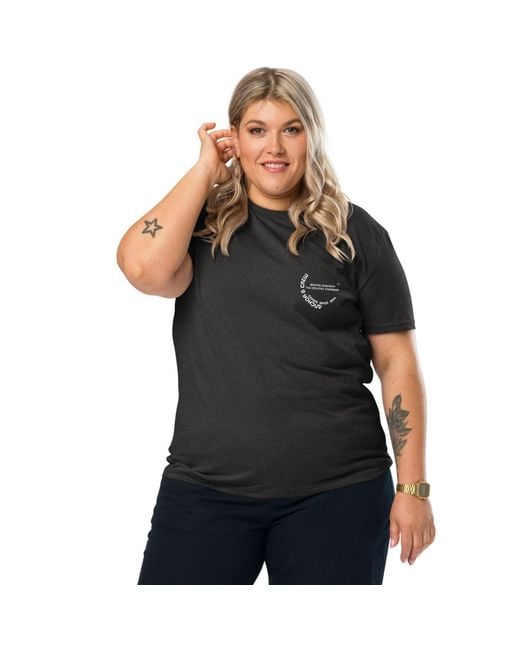 Anchor and Crew Black Heather Beyond Ordinary Creative Standard Organic Cotton T-Shirt