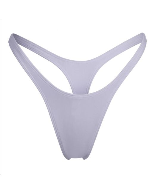 Minimale Animale Purple Nolita Thong Bikini Bottom