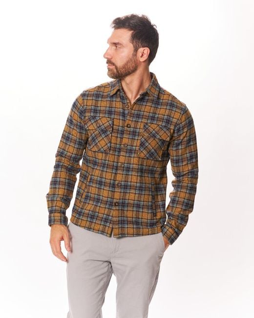 Vustra Gray Driftwood Shacket for men
