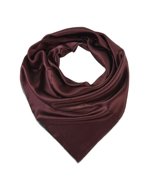 Soft Strokes Silk Brown Pure Silk Scarf Tree Solid Colour Collection Small