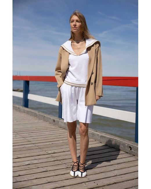 SALANIDA White Vento Bermuda Shorts