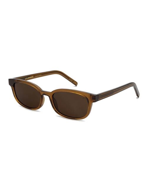 A.Kjærbede Brown Charlie Sunglasses Smoke Transparent