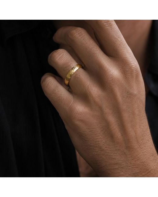 Unaloe Metallic Ring Band