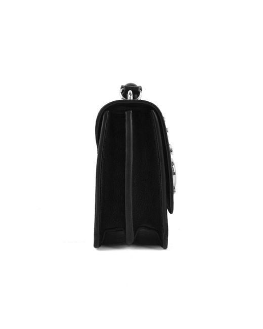Luna Charles Black Nova Star Studded Handbag