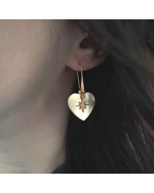 IN CAUDA VENENUM Metallic Tara Earrings