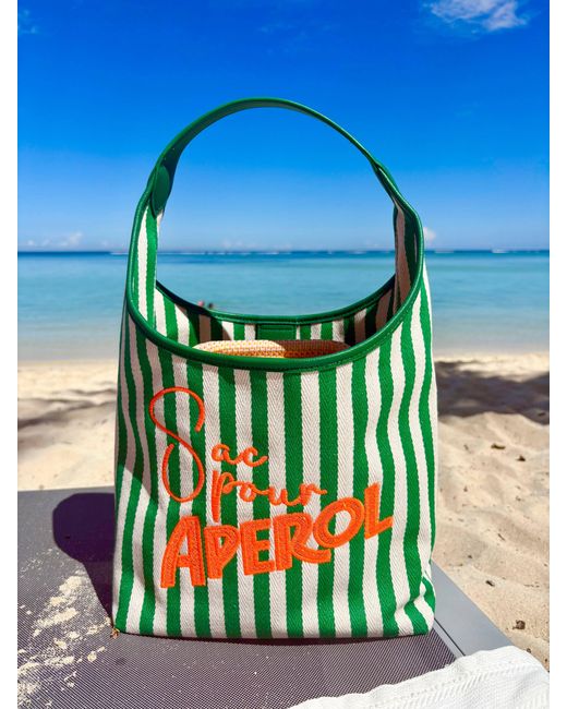 Lilly Loves Green Sac Pour Aperol Summer Bag