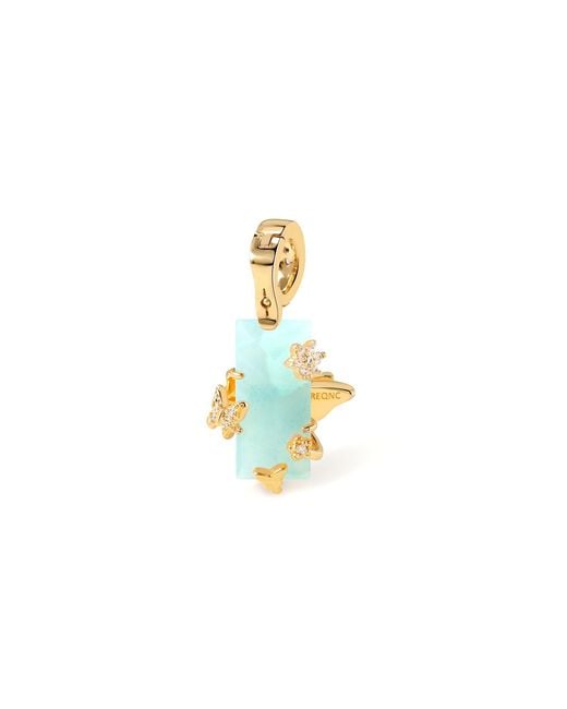 Freqnc Atelier Metallic Twin Butterfly Charm