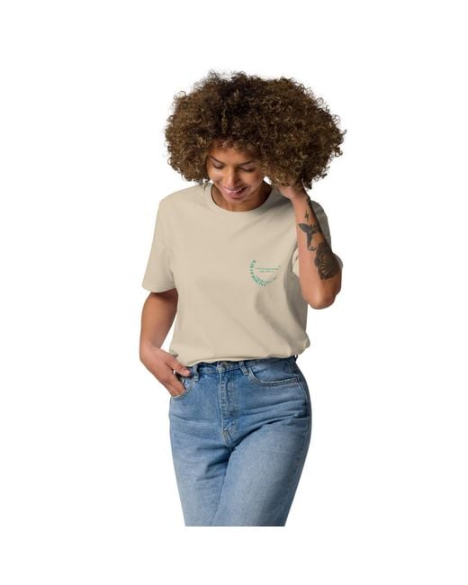 Anchor and Crew Natural Neutrals Desert Dust Make Art Creative Standard Organic Cotton T-Shirt