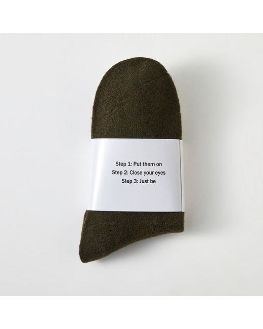 Soft Strokes Silk Green Wool Quarter-Length Socks Set Of Two