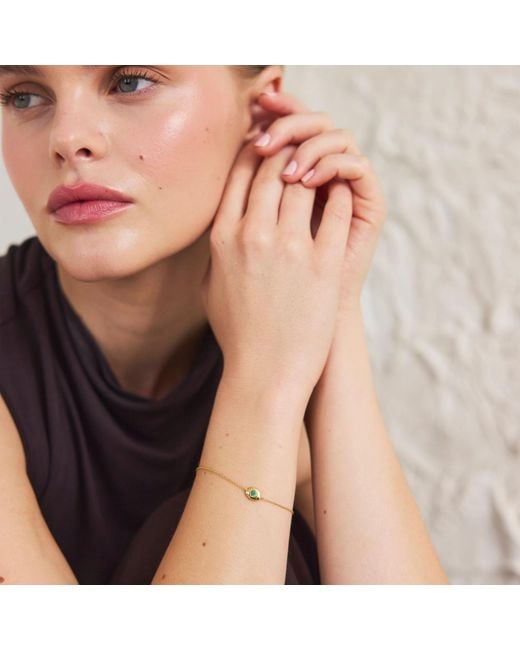Arctic Fox & Co. Metallic The May Birthstone Bracelet