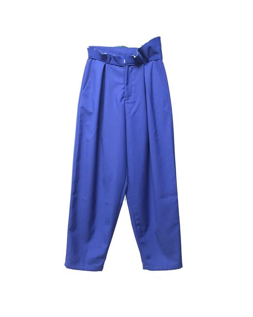 Arto. Green Ruffles Flower-Like High Waist Pant