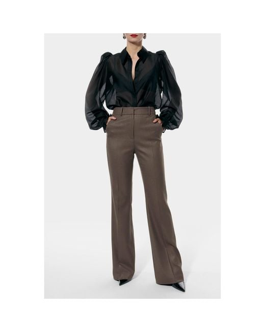 AGGI by HALEWSKI Black Anita Blouse