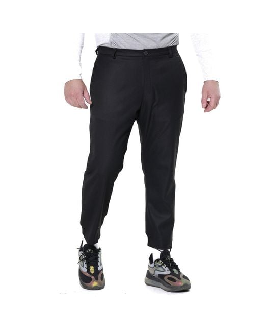 Metamorph Blue Straight Trousers for men