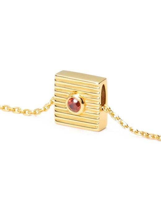 Kouree Metallic 'Braver Than You Think' Necklace Pendant Charm