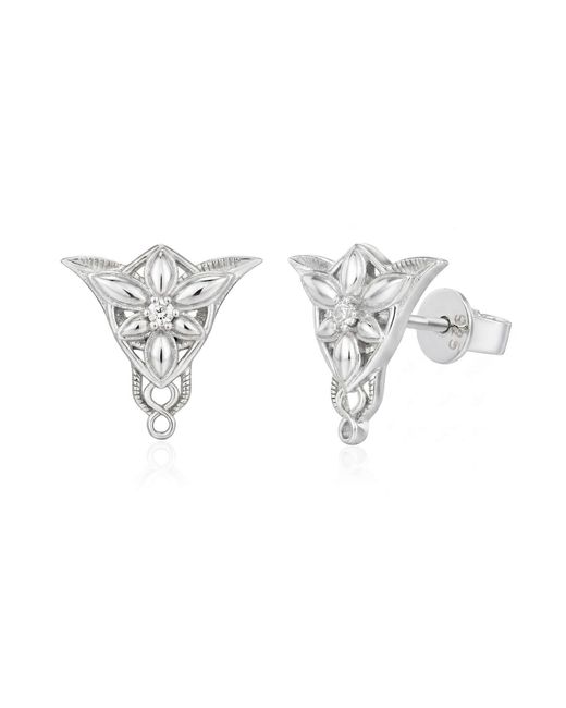 Azura Jewelry New York Metallic Evenfall Star Stud Earrings Vermeil