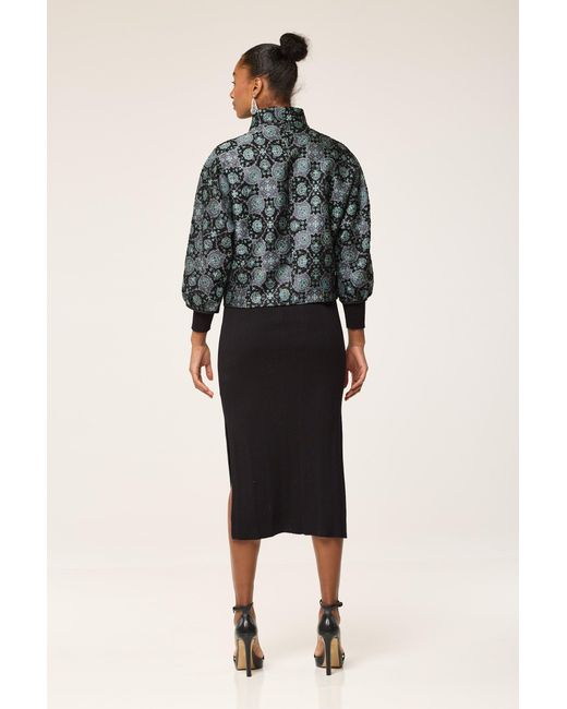 Lioness by Tf Black Lion Pattered Jacket