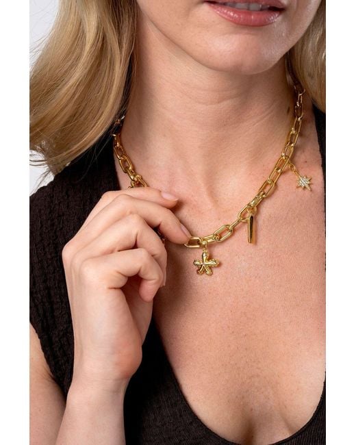 Zynnia Collective Metallic Mod Chain Necklace