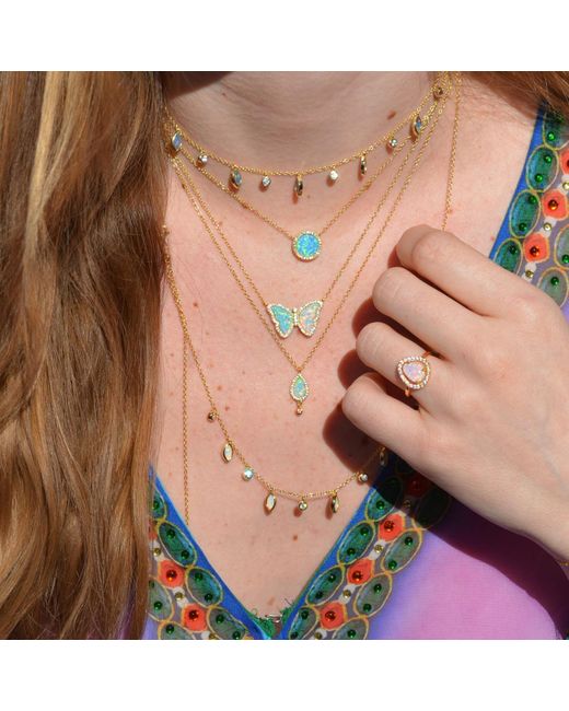 KAMARIA Pink Opal Butterfly