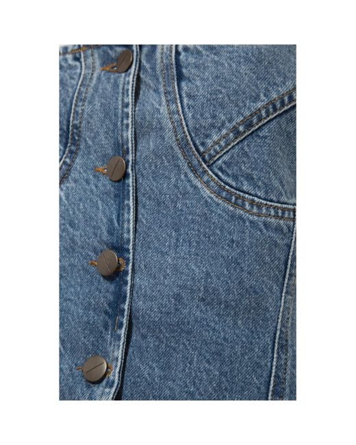 Cótier Denim Blue Soleil Top