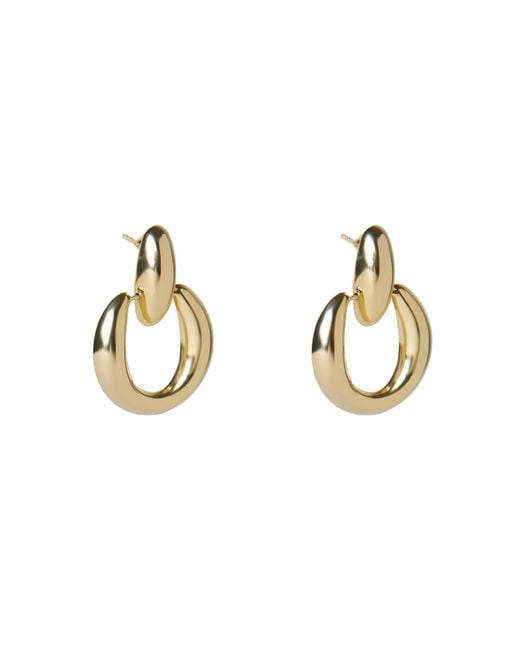Argento Vivo Metallic The Hollow Door Knocker Hoop